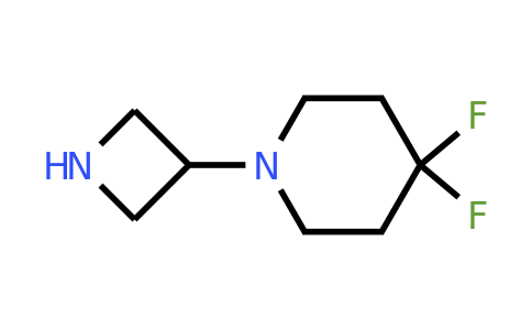 CAS 1257293-83-6 | Piperidine, 1-(3-azetidinyl)-4,4-difluoro-