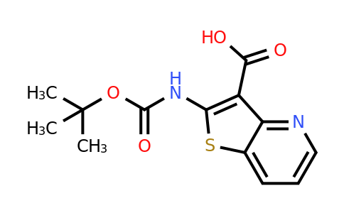 CAS 1257420-62-4 | 2-{[(tert-butoxy)carbonyl]amino}thieno[3,2-b]pyridine-3-carboxylic acid