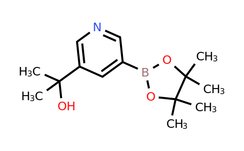 CAS 1257431-63-2 | 5-(2-Hydroxypropan-2-YL)pyridine-3-boronic acid pinacol ester