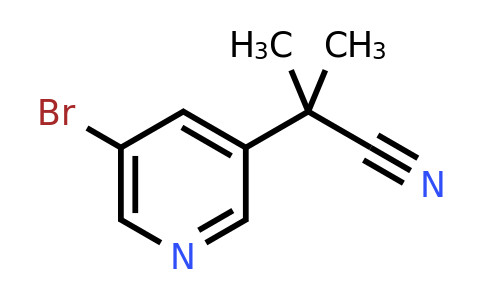 CAS 1257432-08-8 | 2-(5-bromopyridin-3-yl)-2-methylpropanenitrile