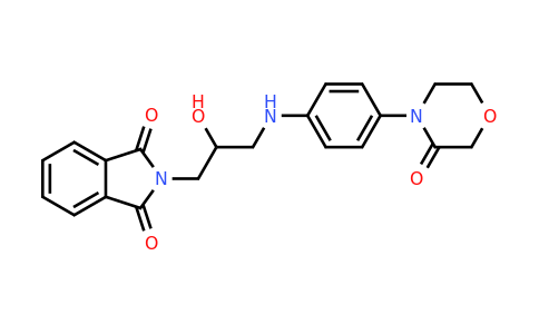 CAS 1257527-98-2 | 2-(2-Hydroxy-3-((4-(3-oxomorpholino)phenyl)amino)propyl)isoindoline-1,3-dione