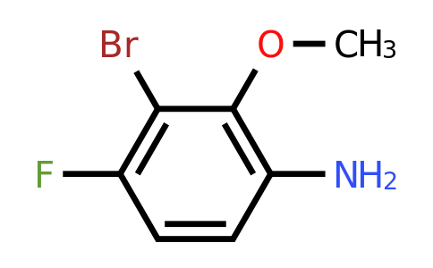 3-Bromo-4-fluoro-2-methoxyaniline