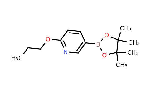 CAS 1257553-85-7 | 2-Propoxy-5-(4,4,5,5-tetramethyl-1,3,2-dioxaborolan-2-YL)pyridine