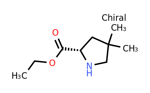 CAS 125781-45-5 | (S)-4,4-Dimethyl-pyrrolidine-2-carboxylic acid ethyl ester