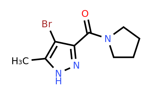 CAS 1257844-81-7 | 4-bromo-5-methyl-3-(pyrrolidine-1-carbonyl)-1H-pyrazole