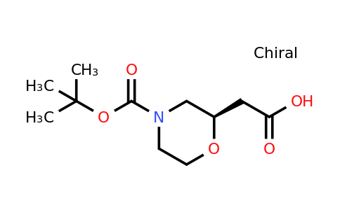 CAS 1257848-48-8 | (R)-2-(4-(tert-Butoxycarbonyl)morpholin-2-yl)acetic acid