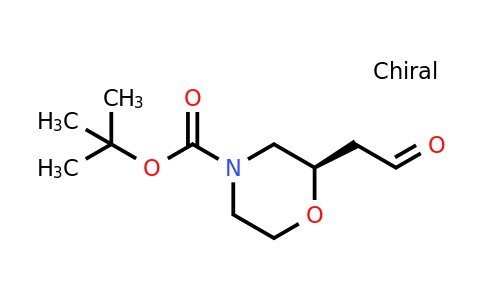 CAS 1257853-70-5 | (2R)-2-(2-Oxoethyl)-4-morpholinecarboxylic acid tert-butyl ester