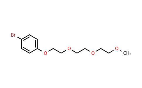 CAS 125808-05-1 | 1-Bromo-4-{2-[2-(2-methoxyethoxy)ethoxy]ethoxy}benzene