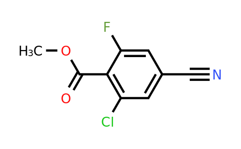 CAS 1258298-28-0 | 2-Chloro-4-cyano-6-fluoro-benzoic acid methyl ester