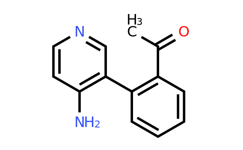 CAS 1258610-21-7 | 1-(2-(4-Aminopyridin-3-yl)phenyl)ethanone