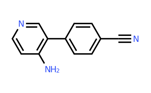 CAS 1258620-63-1 | 4-(4-Aminopyridin-3-yl)benzonitrile