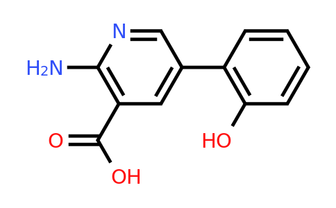 CAS 1258634-69-3 | 2-Amino-5-(2-hydroxyphenyl)nicotinic acid