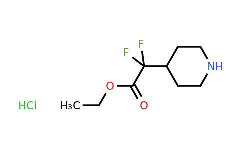 CAS 1258637-84-1 | ethyl 2,2-difluoro-2-(4-piperidyl)acetate;hydrochloride