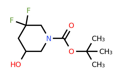 CAS 1258638-32-2 | tert-butyl 3,3-difluoro-5-hydroxypiperidine-1-carboxylate