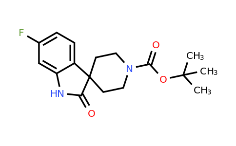 CAS 1258638-81-1 | tert-Butyl 6-fluoro-2-oxospiro[indoline-3,4'-piperidine]-1'-carboxylate