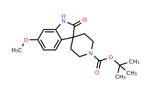CAS 1258639-06-3 | tert-Butyl 6-methoxy-2-oxospiro[indoline-3,4'-piperidine]-1'-carboxylate