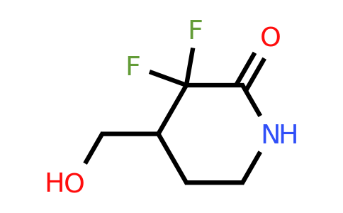 CAS 1258639-19-8 | 3,3-difluoro-4-(hydroxymethyl)piperidin-2-one