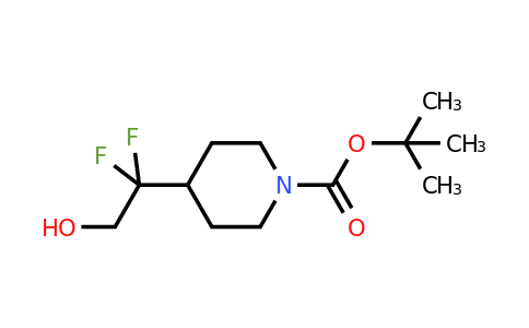 CAS 1258639-21-2 | tert-butyl 4-(1,1-difluoro-2-hydroxyethyl)piperidine-1-carboxylate