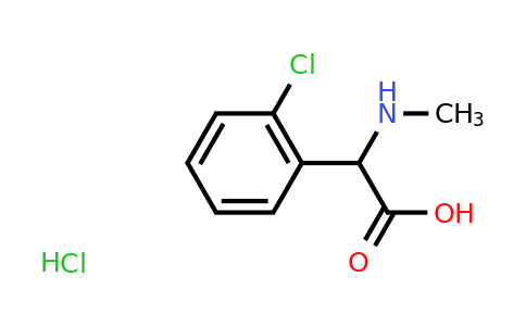 CAS 1258639-29-0 | 2-(2-Chlorophenyl)-2-(methylamino)acetic acid hydrochloride