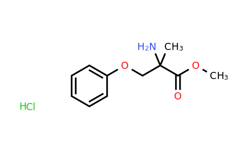 CAS 1258639-58-5 | Methyl 2-amino-2-methyl-3-phenoxypropanoate hydrochloride