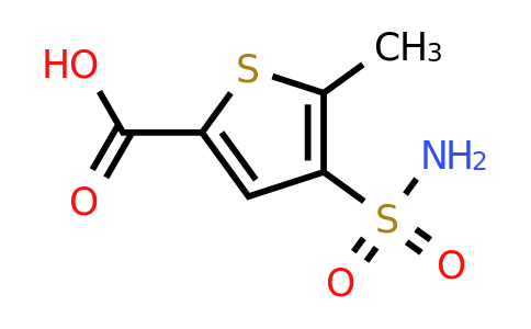 CAS 1258639-67-6 | 5-Methyl-4-sulfamoylthiophene-2-carboxylic acid