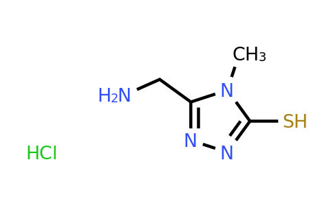 CAS 1258640-61-7 | 5-(Aminomethyl)-4-methyl-4H-1,2,4-triazole-3-thiol hydrochloride