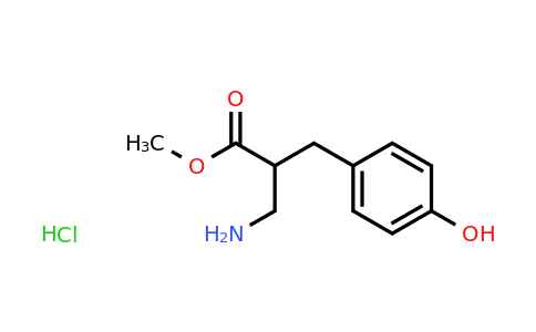 CAS 1258640-66-2 | Methyl 3-amino-2-[(4-hydroxyphenyl)methyl]propanoate hydrochloride