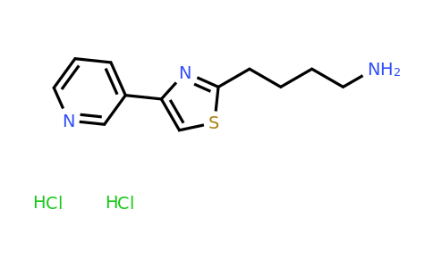 CAS 1258640-99-1 | 4-[4-(Pyridin-3-yl)-1,3-thiazol-2-yl]butan-1-amine dihydrochloride