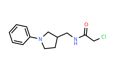 CAS 1258641-14-3 | 2-Chloro-N-[(1-phenylpyrrolidin-3-yl)methyl]acetamide