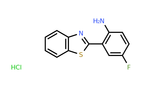 CAS 1258641-20-1 | 2-(1,3-Benzothiazol-2-yl)-4-fluoroaniline hydrochloride