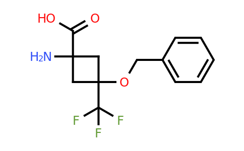 CAS 1258641-31-4 | 1-amino-3-(benzyloxy)-3-(trifluoromethyl)cyclobutane-1-carboxylic acid