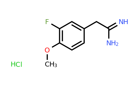 CAS 1258641-33-6 | 2-(3-Fluoro-4-methoxyphenyl)ethanimidamide hydrochloride