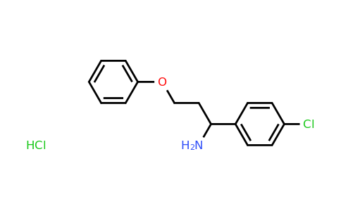 CAS 1258641-41-6 | 1-(1-Amino-3-phenoxypropyl)-4-chlorobenzene hydrochloride