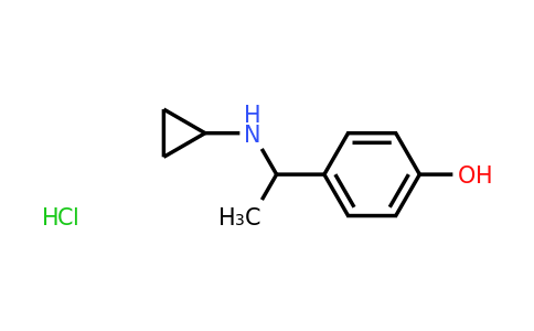 CAS 1258641-43-8 | 4-[1-(Cyclopropylamino)ethyl]phenol hydrochloride