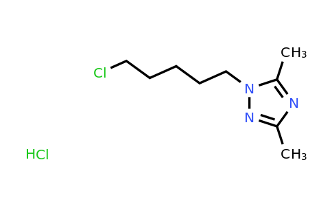 CAS 1258649-57-8 | 1-(5-Chloropentyl)-3,5-dimethyl-1H-1,2,4-triazole hydrochloride
