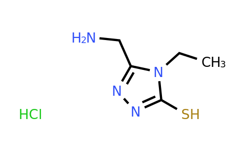 CAS 1258649-60-3 | 5-(Aminomethyl)-4-ethyl-4H-1,2,4-triazole-3-thiol hydrochloride