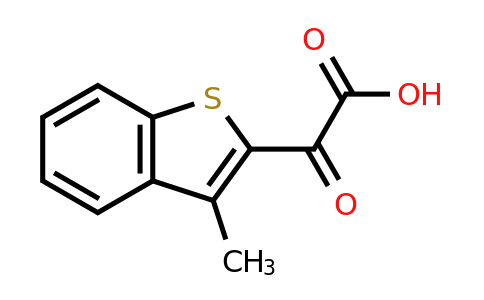 CAS 1258649-68-1 | 2-(3-Methyl-1-benzothiophen-2-yl)-2-oxoacetic acid