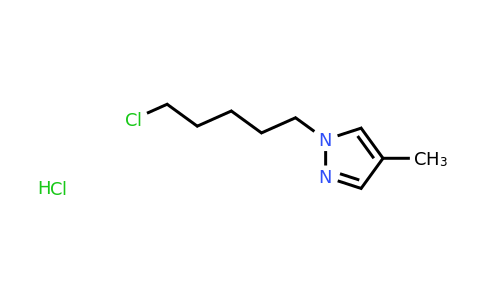 CAS 1258649-84-1 | 1-(5-Chloropentyl)-4-methyl-1H-pyrazole hydrochloride