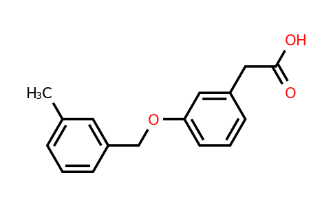 CAS 1258649-85-2 | 2-{3-[(3-methylphenyl)methoxy]phenyl}acetic acid