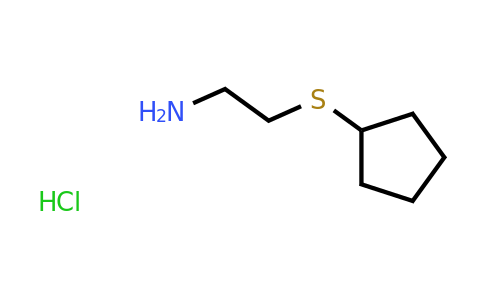 CAS 1258649-87-4 | [(2-Aminoethyl)sulfanyl]cyclopentane hydrochloride