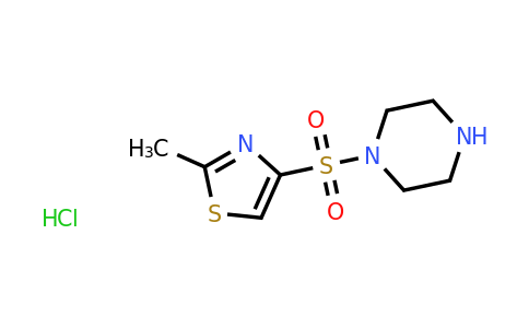 CAS 1258649-88-5 | 1-[(2-Methyl-1,3-thiazol-4-yl)sulfonyl]piperazine hydrochloride