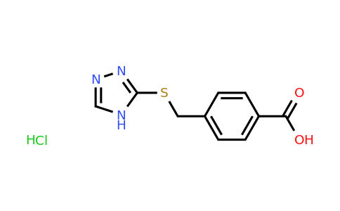 CAS 1258650-03-1 | 4-[(4H-1,2,4-Triazol-3-ylsulfanyl)methyl]benzoic acid hydrochloride