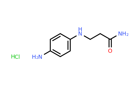 CAS 1258650-10-0 | 3-[(4-Aminophenyl)amino]propanamide hydrochloride