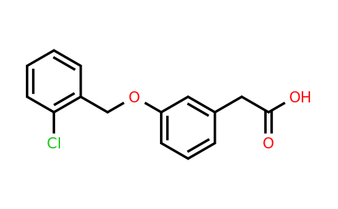 CAS 1258650-20-2 | 2-{3-[(2-chlorophenyl)methoxy]phenyl}acetic acid