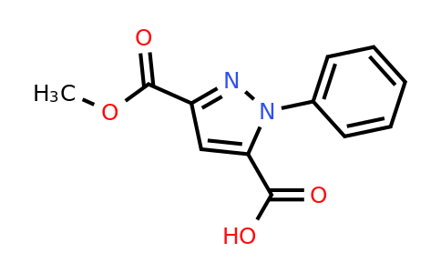 CAS 1258650-37-1 | 3-(Methoxycarbonyl)-1-phenyl-1H-pyrazole-5-carboxylic acid