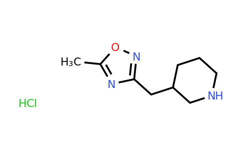 CAS 1258650-44-0 | 3-[(5-Methyl-1,2,4-oxadiazol-3-yl)methyl]piperidine hydrochloride