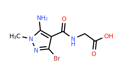CAS 1258650-49-5 | 2-[(5-Amino-3-bromo-1-methyl-1H-pyrazol-4-yl)formamido]acetic acid