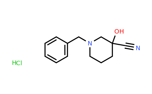 CAS 1258650-51-9 | 1-Benzyl-3-hydroxypiperidine-3-carbonitrile hydrochloride