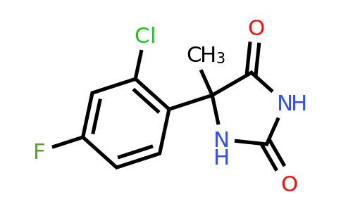 CAS 1258650-66-6 | 5-(2-Chloro-4-fluorophenyl)-5-methylimidazolidine-2,4-dione