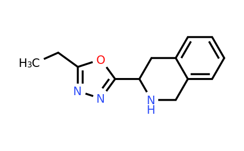 CAS 1258650-75-7 | 3-(5-Ethyl-1,3,4-oxadiazol-2-yl)-1,2,3,4-tetrahydroisoquinoline